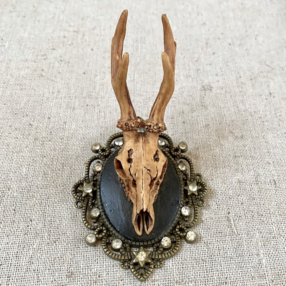 Pendant - Deer Skull 3D Cameo